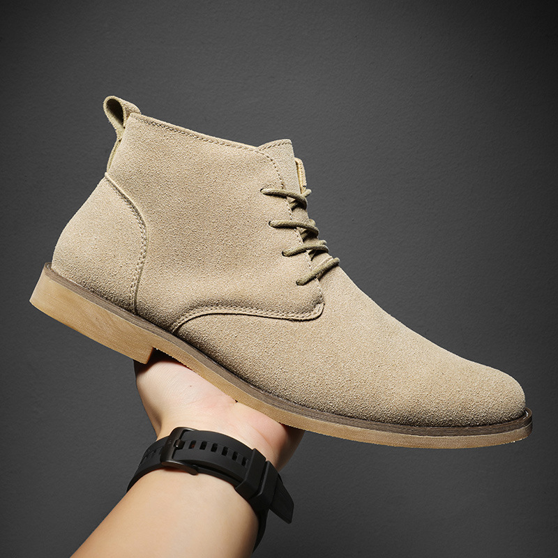 Men Formal Wear With Boots - Bruine Chelsea Boots in Britse stijl