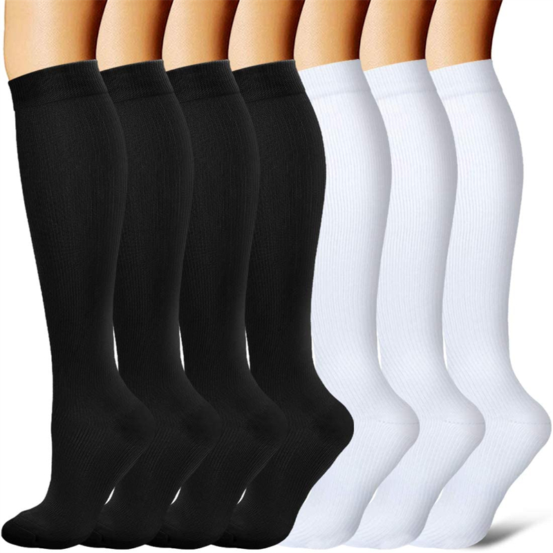 Sock Garter Men - 7 paar compressiesokken dames heren kniehoge
