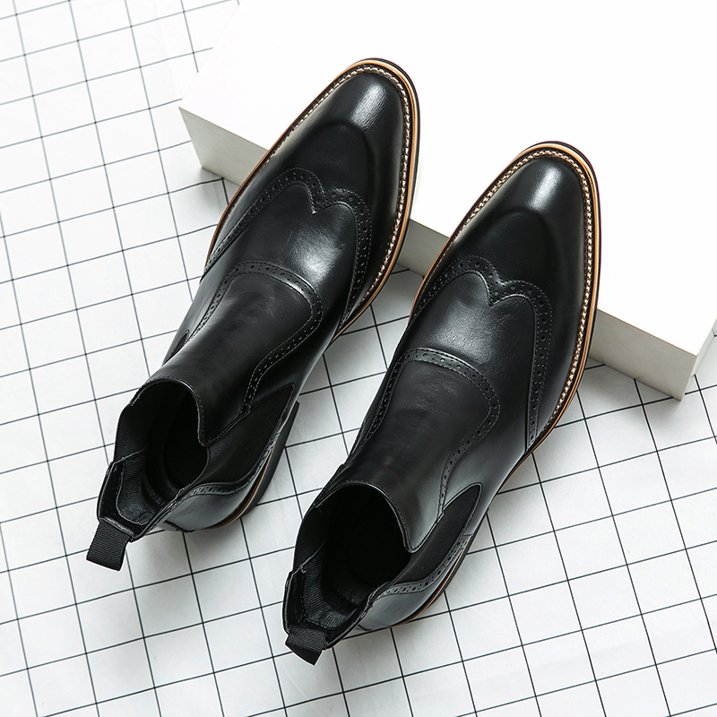 Britse Stijl Heren Mode Chelse - Men Formal Wear With Boots recensie en prijs