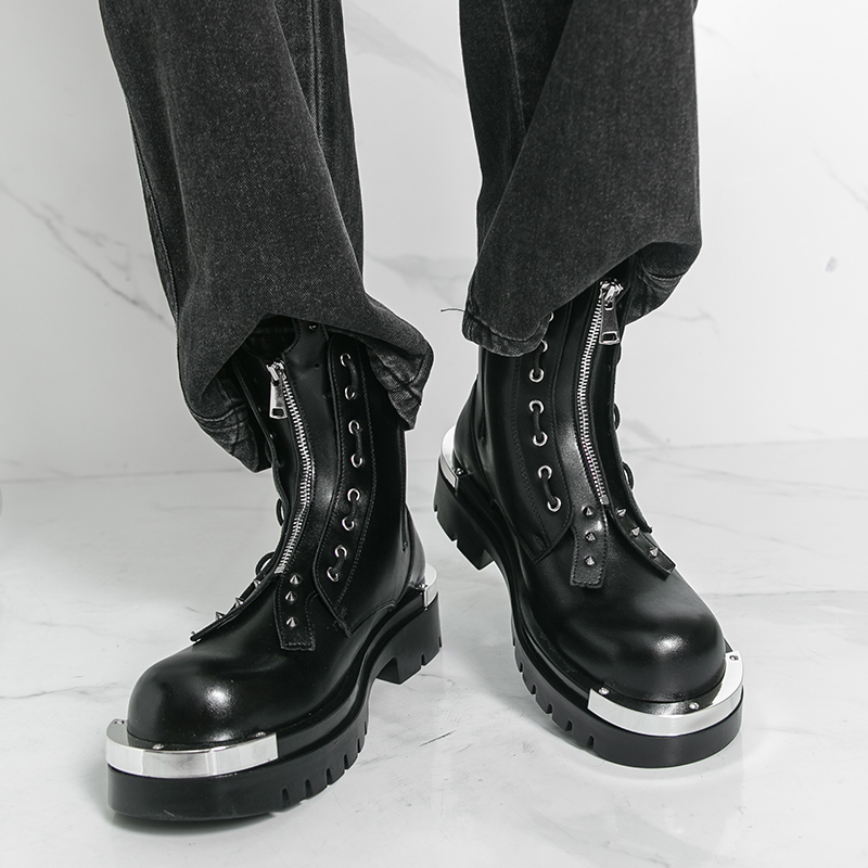 Herenlaarzen met dikke zolen D - Men Formal Wear With Boots recensie en prijs